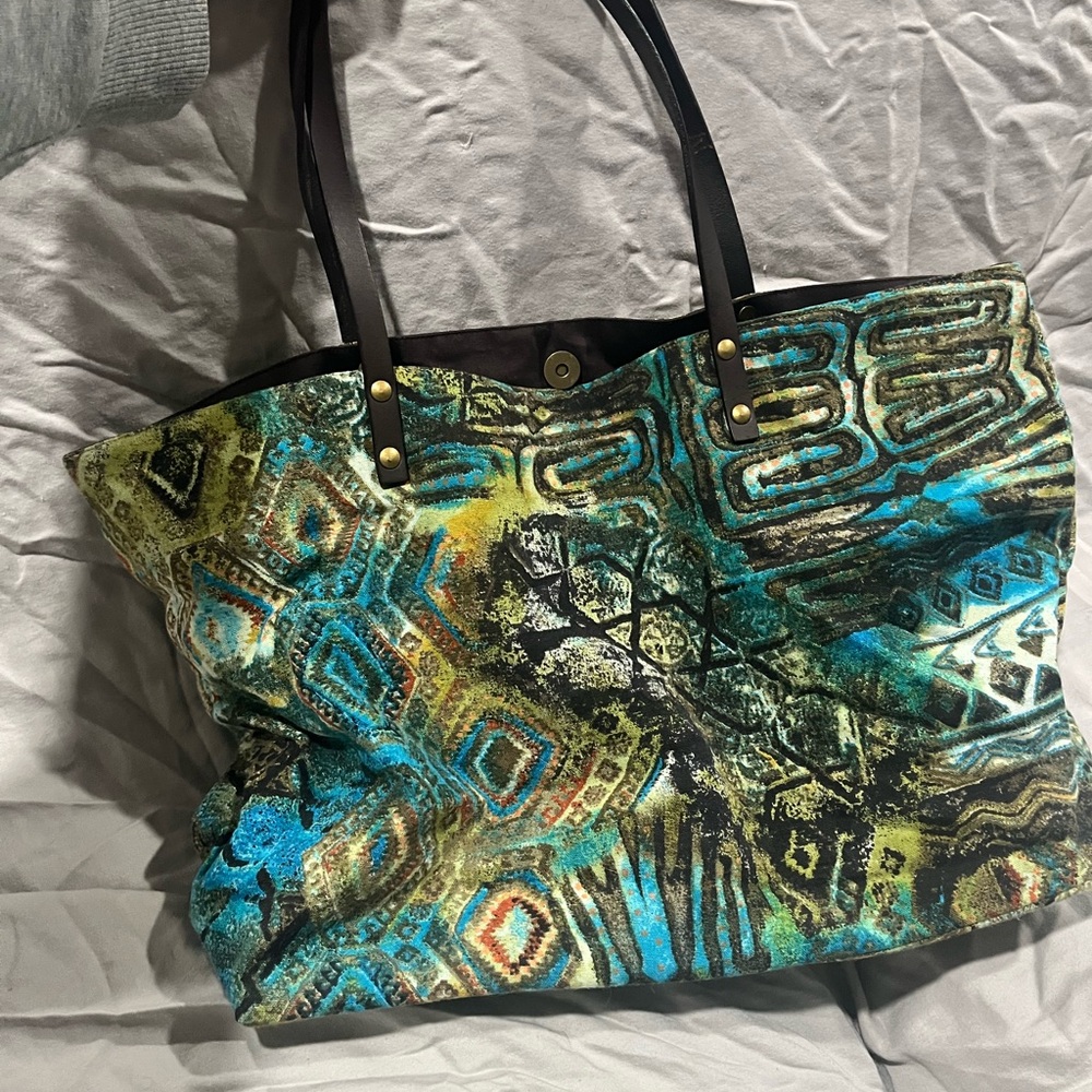 Chico's Vibrant Patterned Tote